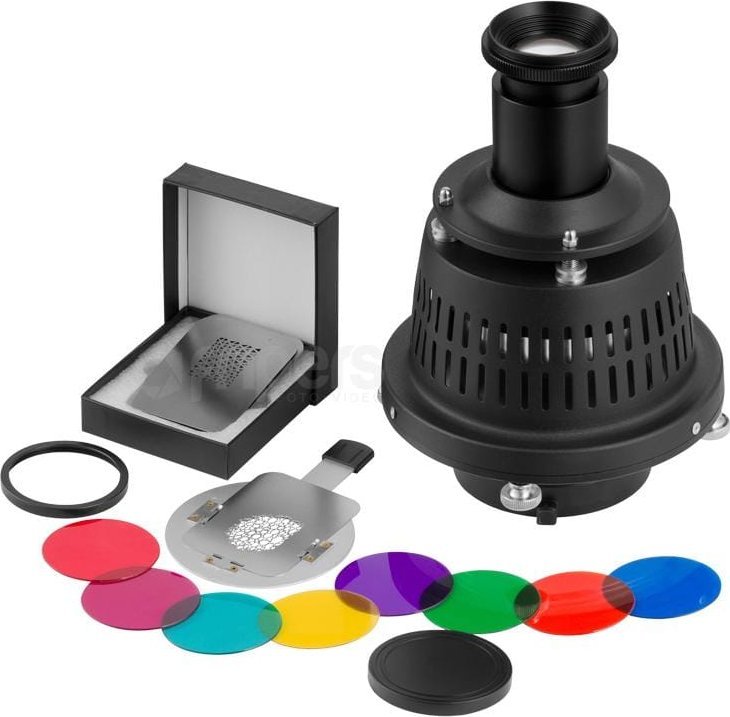 Reflektor ndriçimi Falcon Eye FTA-OST3, Bowens, me zoom dhe filtra