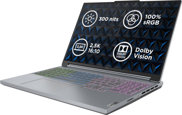 Laptop Lenovo Legion Slim 5 16IRH8, 16", Intel Core i7, 16GB RAM, 1TB SSD, NVIDIA GeForce RTX 4060 8GB GDDR6, i hirtë