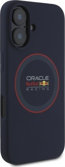 Mbulesë telefoni Red Bull për iPhone 16 Plus, MagSafe, unazë e kuqe, blu navy