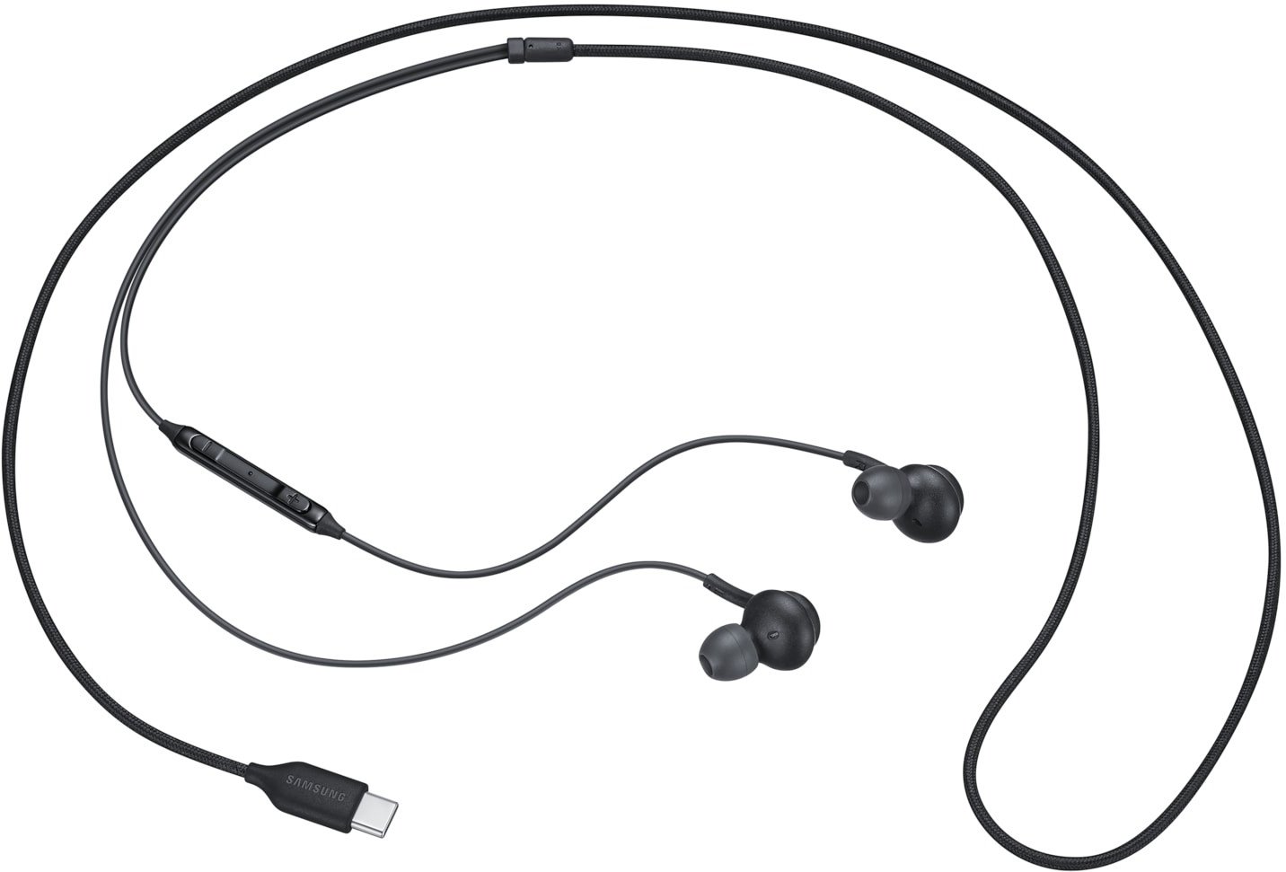 Kufje Samsung EO-IC100B, in-ear, me kabllo, të zeza