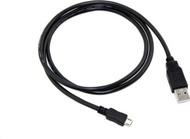 Kabllo C-Tech USB-A - microUSB, 0.5m, e zezë