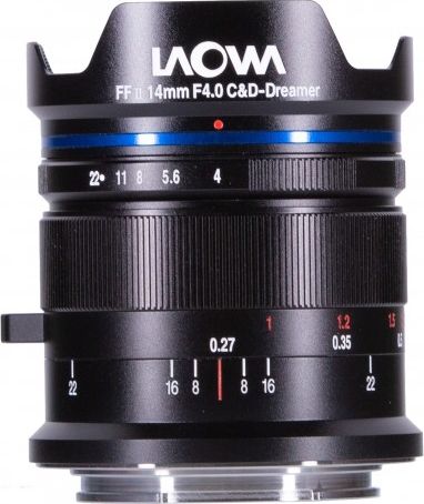 Objektiv Venus Optics Laowa Canon RF 14mm f/4 FF RL, ultra i gjerë, i zi