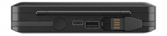 Karikues me ekran LCD Newell për Fujifilm NP-W126, powerbank, lexues kartele SD, i zi