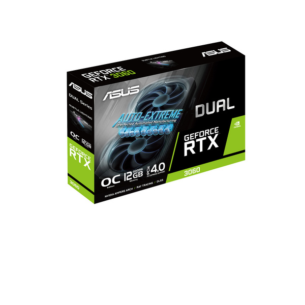 Kartelë grafike ASUS Dual -RTX3060-O12G-V2 NVIDIA GeForce RTX 3060 12 GB GDDR6
