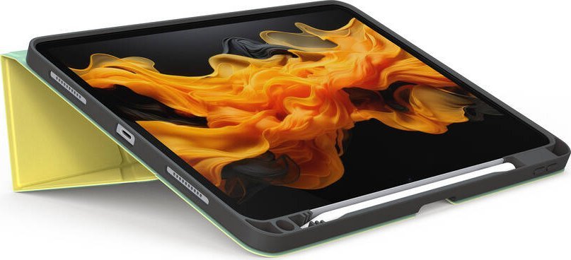 Mbulesë folio për iPad JCPal SlimFlex, 10.9" 10th gen, 11" A16 11th gen, Sand Yellow Green