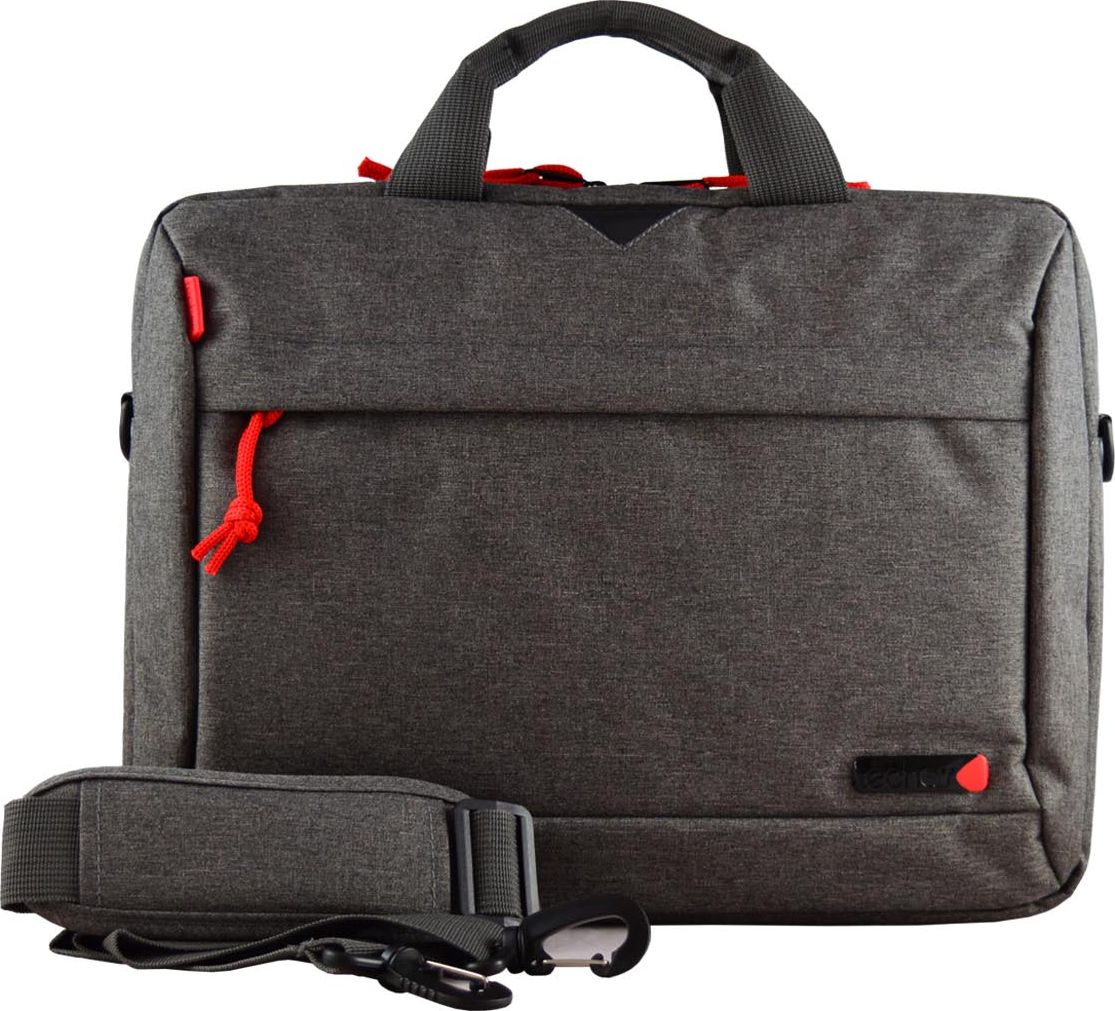 Çantë laptopi TAN1207, e gjerë, me rrip shpatulle, e zezë