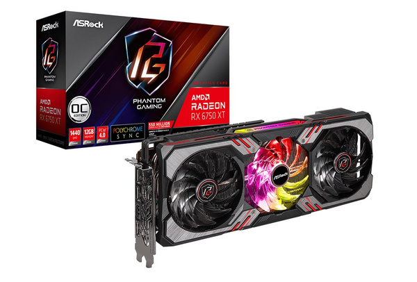 Kartelë grafike Asrock AMD Radeon RX 6750 XT Phantom Gaming D 12GB OC