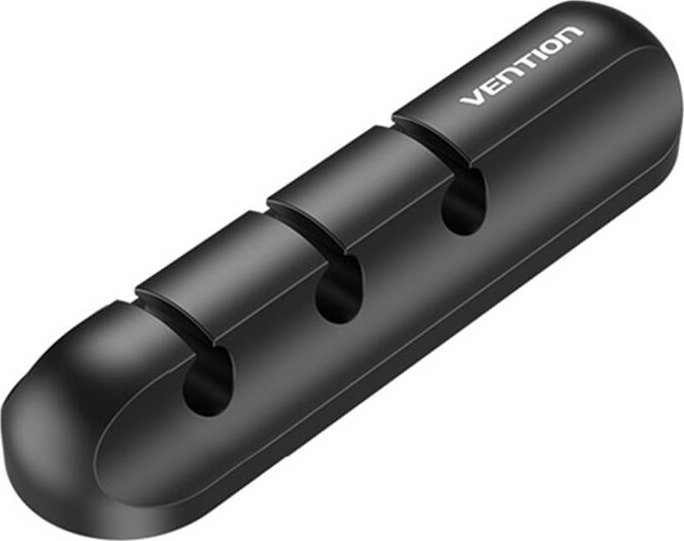 Organizues kabllosh Vention 3 Ports Desktop, 3 porta, silikon, i zi