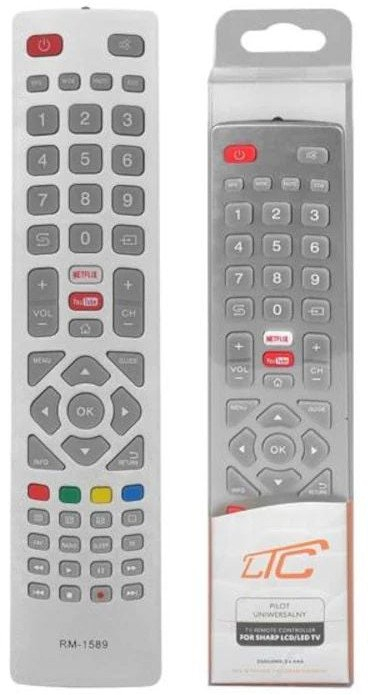 Pilot universale Sharp për TV, me Netflix dhe YouTube, e zezë