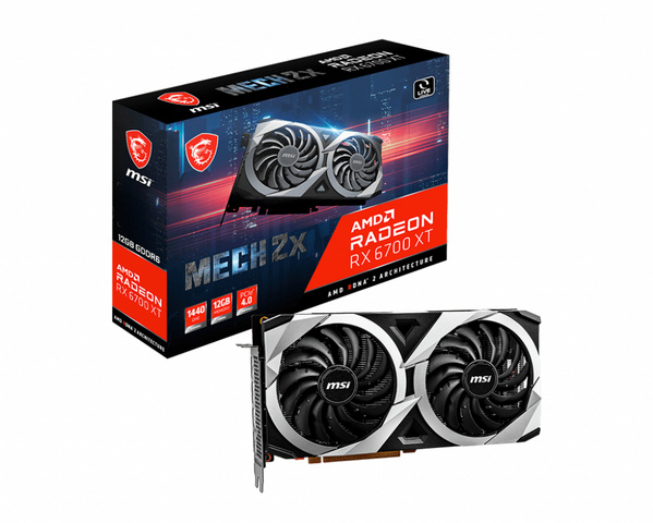 Kartelë grafike MSI Radeon RX 6700 XT MECH 2X 12G AMD 12 GB GDDR6