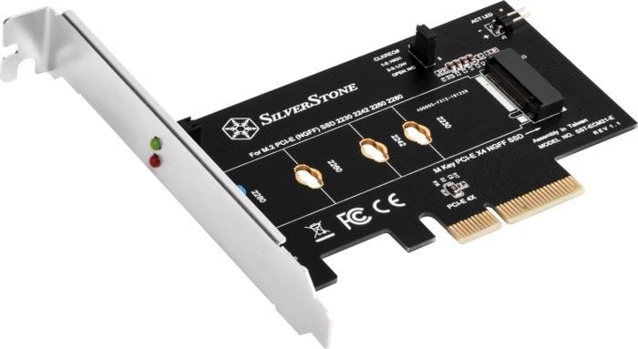 Adapter PCIe SilverStone SST-ECM21-E, M.2 NVMe M-key, PCIe 3.0 x4, i zi