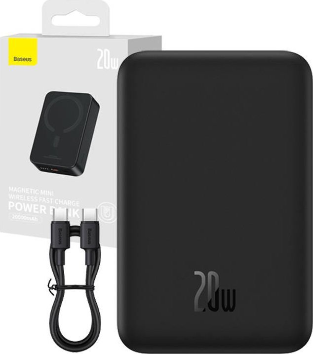 Powerbank Baseus Magnetic Mini, 20000mAh, 20W, i zi