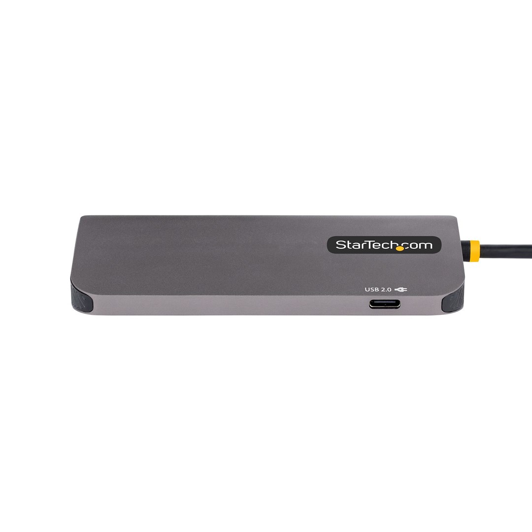 Përshtatës multiport StarTech USB-C, 4K 60Hz, 100W PD, i hirtë