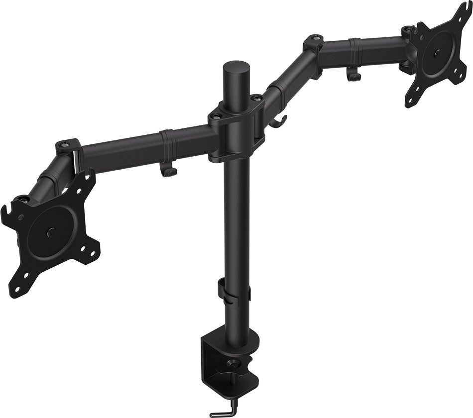 Mbajtëse tavoline Endorfy Atlas Double për 2 monitorë, 27", e zezë