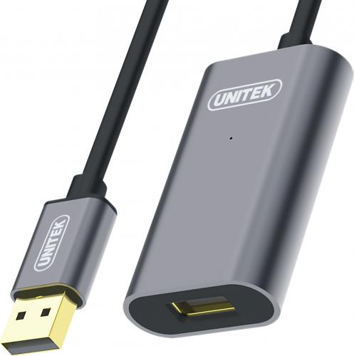 Kabllo Unitek (Y-275) USB-A, 30m, e zezë