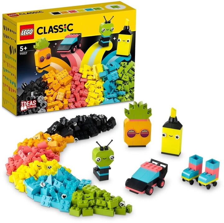 Set LEGO® Classic 11027 Neon creative fun, 333 pjesë