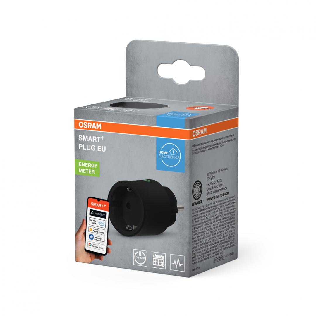 Prizë smart OSRAM Smart+ Radio Socket, WiFi Matter, matje energjie, e bardhë