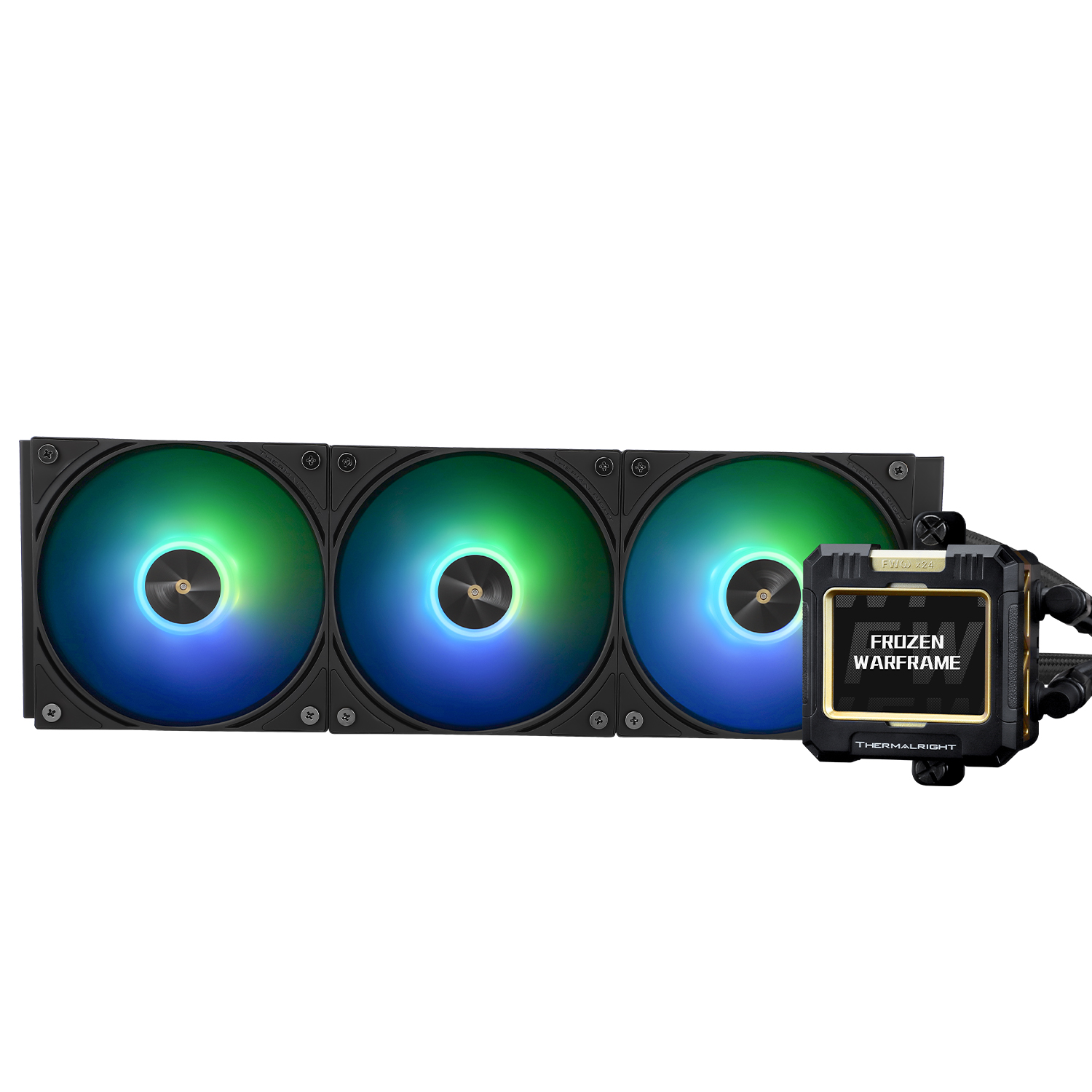 [OUTLET] Ftohës Thermalright Frozen Warframe 360 ARGB, i zi(Bulk)