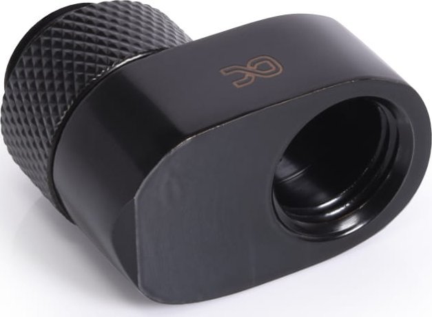 Përshtatës ftohje uji Alphacool Eiszapfen G1/4 MF 16, offset, i zi