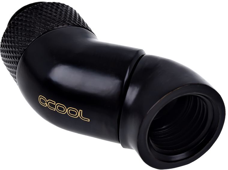 Lidhës rrotullues për ftohje me ujë Alphacool 17250, G1/4" mashkull në G1/4" femër, metalik