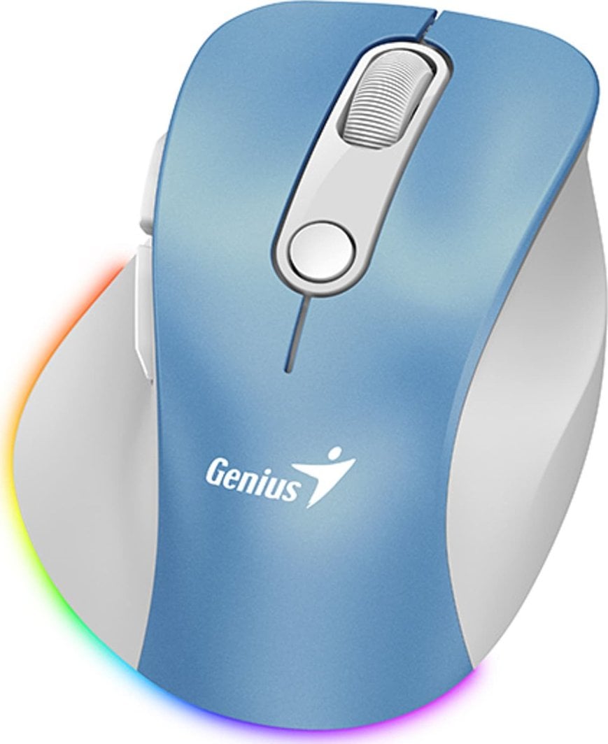 Maus Genius Ergo 9000S Pro, i kaltër / i bardhë