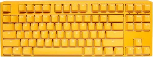 Tastierë gaming Ducky One 3 Yellow, mekanike, RGB LED, e verdhë