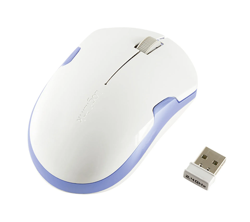 Maus LogiLink Wireless, i bardhë/kaltër