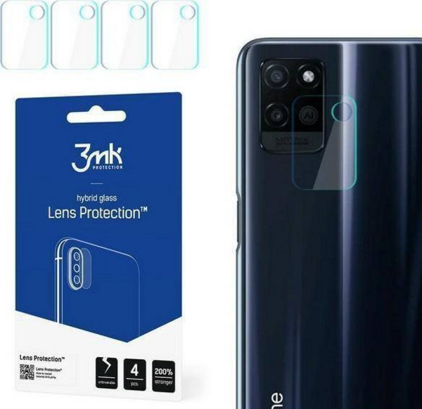 Xham mbrojtës kamere 3MK për Realme V11 5G, 4copë