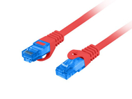 Kabllo rrjeti Lanberg Patchcord CAT.6A, 1m, S FTP LSZH, e kuqe