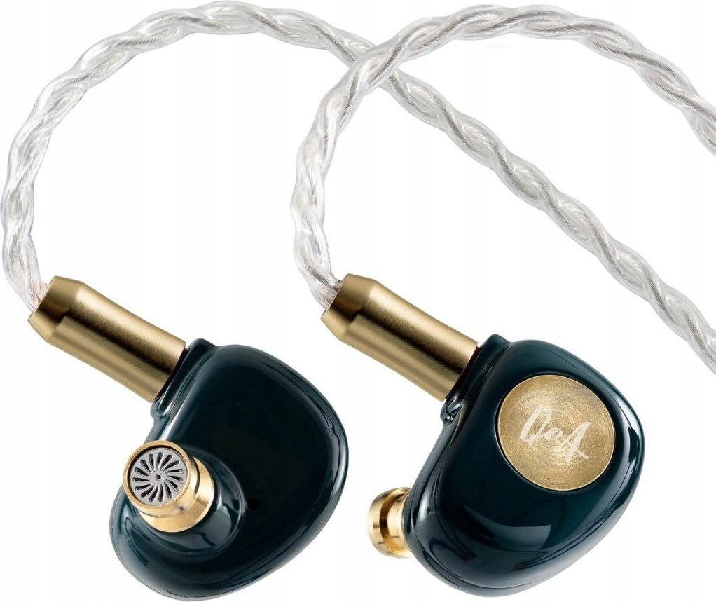Kufje in ear Queen of Audio Gimlet, driver 10mm, kabllo 3.5mm, jeshile