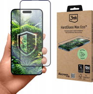 Xham mbrojtës 3MK HardGlass Max Eco, për iPhone 15 Pro, 9H, transparent