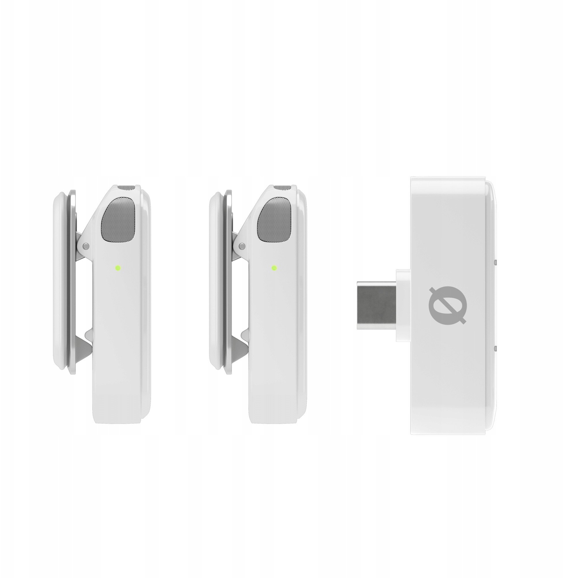 Mikrofon pa tel Rode Wireless Micro USB C, për smartphone USB C, i bardhë