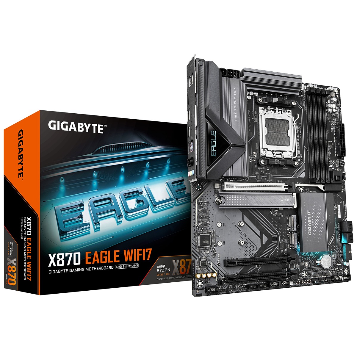 Pllakë amë Gigabyte X870 Eagle WIFI7, ATX, DDR5, AMD AM5