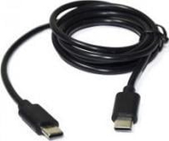 Kabllo USB C në USB C Vakoss TC U564, 1m, 60W 3A, e zezë