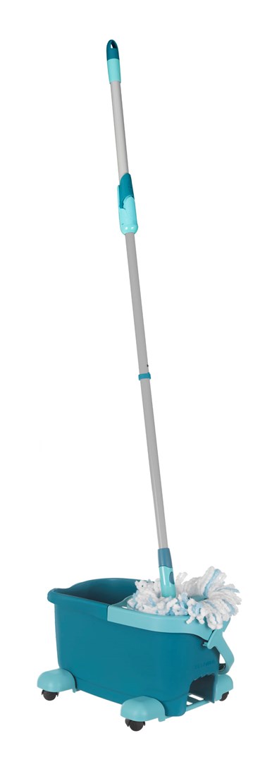 Mop me kovë Leifheit Clean Twist Ergo Mobile 52102, sistem shtrydhjeje, blu