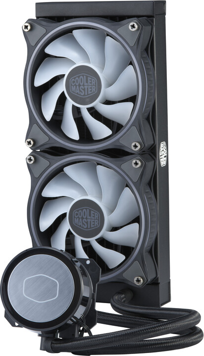 Ftohës Cooler Master MasterLiquid ML240 Illusion, 2x120mm ARGB, i zi