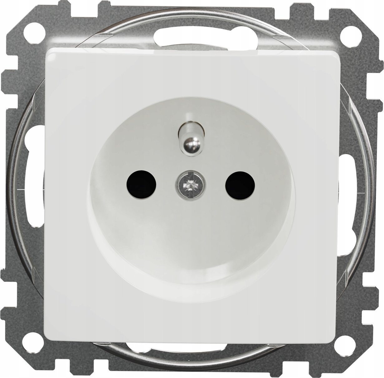 Prizë murale Schneider Electric Sedna Design GN.1-KR.Z/U, Schuko, e bardhë