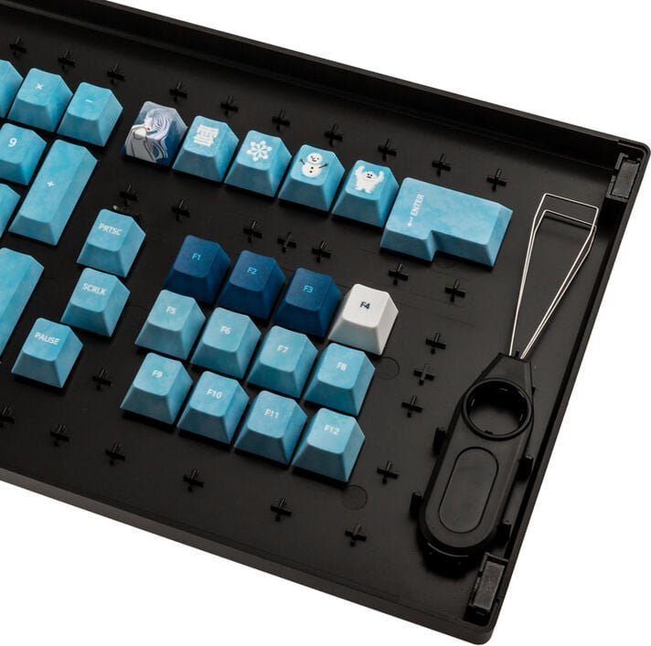 Set keycaps Traitors Yuki Onna, PBT Dye Sub, 109 taste, UK layout