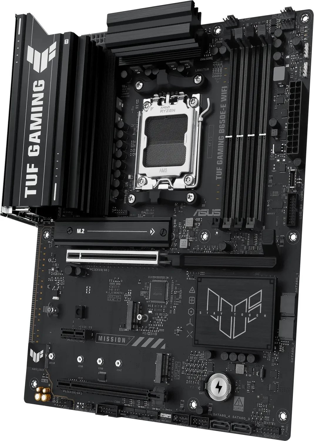 Pllakë amë ASUS TUF Gaming B650E-E WiFi, AM5, DDR5, ATX, e zezë