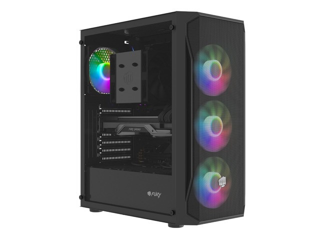 Kasë Fury Shobo SH4F RGB, e zezë