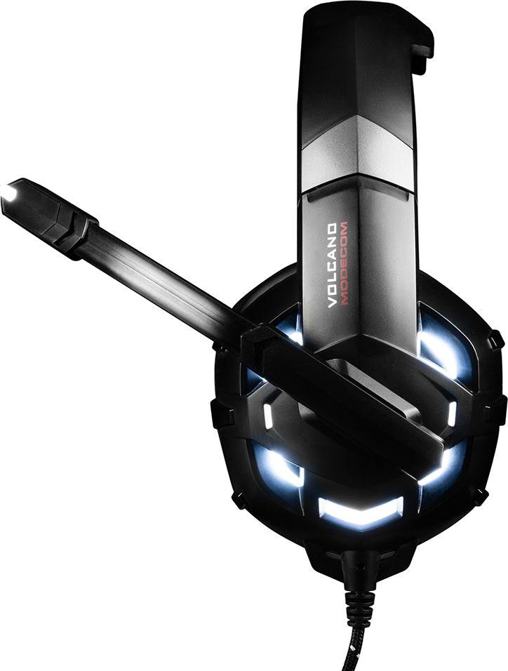 Kufje MODECOM Volcano MC-849 Shield 2 (S-MC-849-SHIELD2), Mini Jack 3.5 mm Usb, 2.2 m, e zezë 2