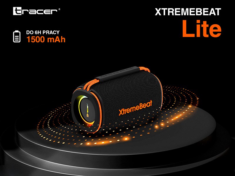 Altoparlant portativ Tracer Xtremebeat Lite, Bluetooth, RGB, i zi