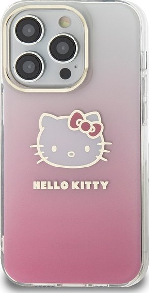 Mbulesë telefoni Hello Kitty HKHCP14LHDGKEP, për iPhone 14 Pro 6.1", gradient rozë, hardcase