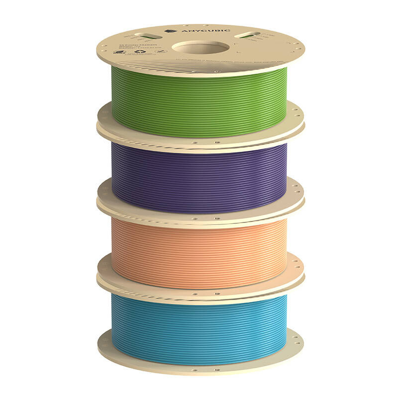 Filament 3D ANYCUBIC HPL20-101-4, PLA Pantone, set 4 copë, shumëngjyrësh