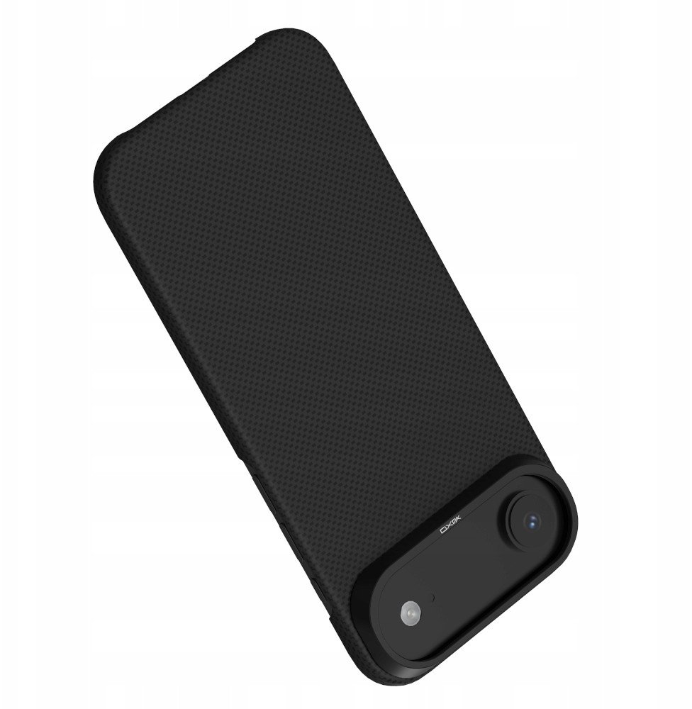 Mbështjellës YAXO Aramid Fiber Ultra Slim për iPhone Air, MagSafe, e zezë