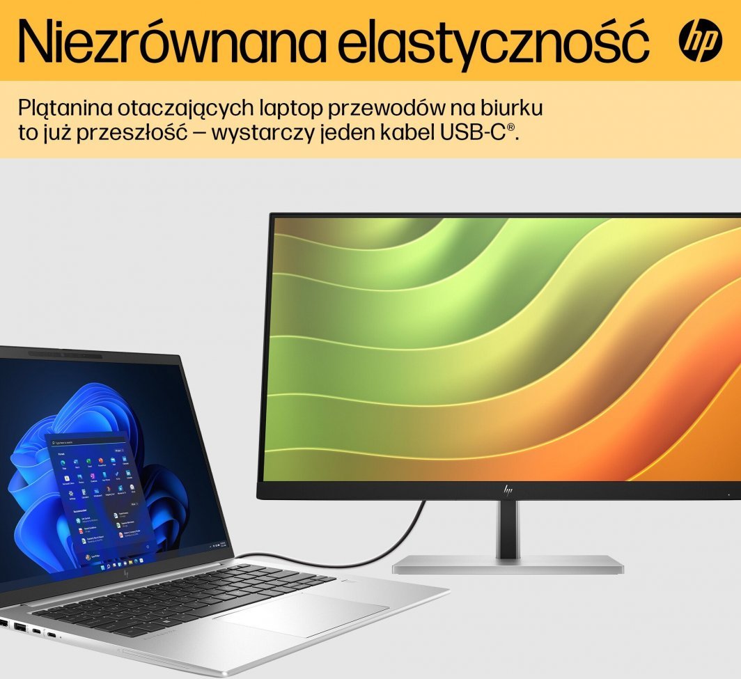 Monitor HP E24u G5, 23.8'', 1920 x 1080, i zi