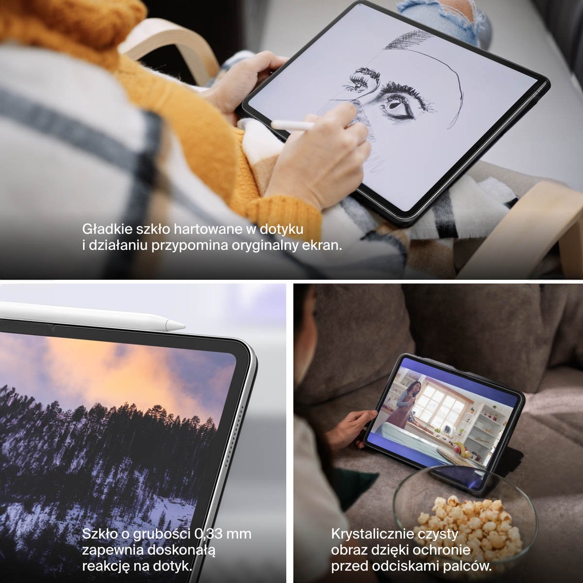 Mbrojtës ekrani Belkin OVI005HQ, për iPad Pro 11", xham i temperuar, transparent