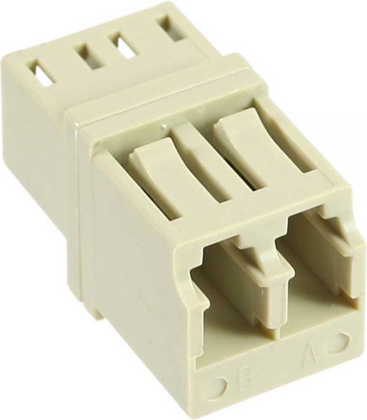 Adapter fibër optik InLine 89989L, Duplex LC LC, MultiMode, bezhë