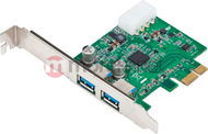 Kartë zgjerimi Gembird PCIe x1 -2x USB 3.0