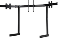 Stendë monitori Next Level Elite Freestanding Triple, për 3 ekrane, VESA universale, e zezë